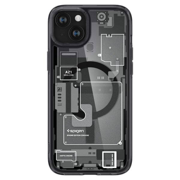 Spigen iPhone 15 -suojakuori Ultra Hybrid MagFit Zero One