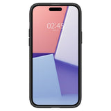 Spigen iPhone 15 -suojakuori Ultra Hybrid Matte, mattamusta