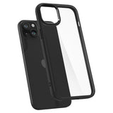 Spigen iPhone 15 -suojakuori Ultra Hybrid Matte, mattamusta