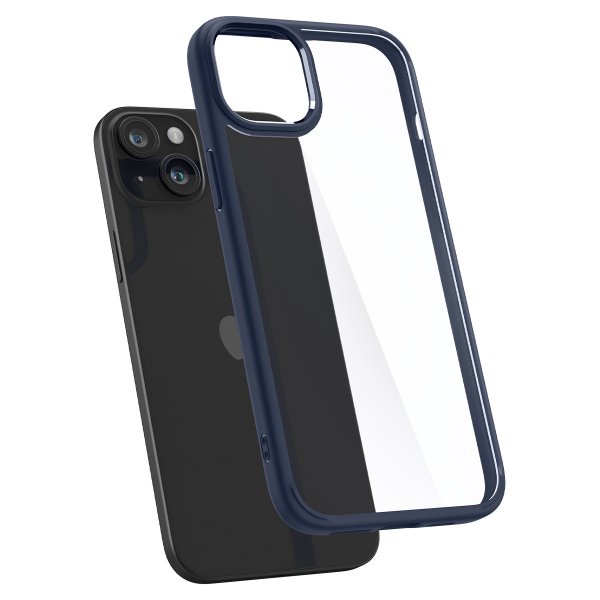 Spigen iPhone 15 -suojakuori, Ultra Hybrid, Navy Blue