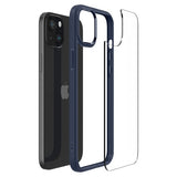 Spigen iPhone 15 -suojakuori, Ultra Hybrid, Navy Blue