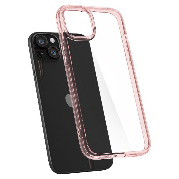 Spigen iPhone 15 Suojakuori Ultra Hybrid Rose Crystal