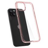 Spigen iPhone 15 Suojakuori Ultra Hybrid Rose Crystal