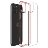 Spigen iPhone 15 Suojakuori Ultra Hybrid Rose Crystal