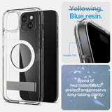 Spigen iPhone 15 -kuori Ultra Hybrid S MagFit Crystal Clear
