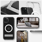 Spigen iPhone 15 -kuori Ultra Hybrid S MagFit Crystal Clear