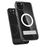 Spigen iPhone 15 -kuori Ultra Hybrid S MagFit Crystal Clear