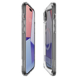 Spigen iPhone 15 -kuori Ultra Hybrid S MagFit Crystal Clear