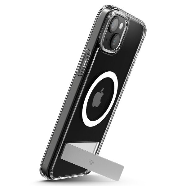 Spigen iPhone 15 -kuori Ultra Hybrid S MagFit Crystal Clear