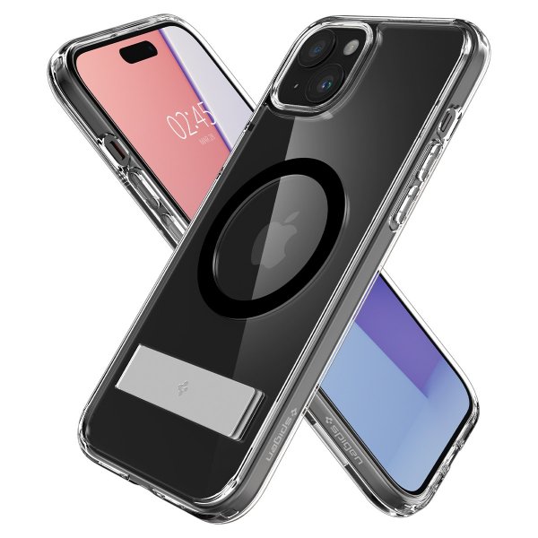Spigen iPhone 15 Ultra Hybrid S MagFit -kuori, musta