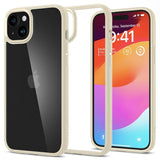 Spigen iPhone 15 -kuori, Ultra Hybrid, Mute Beige