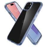Spigen iPhone 15 Suojakuori Ultra Hybrid Sky Crystal