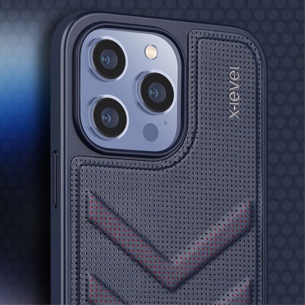 X-Level iPhone 15 Suojakuori V-malli Violetti