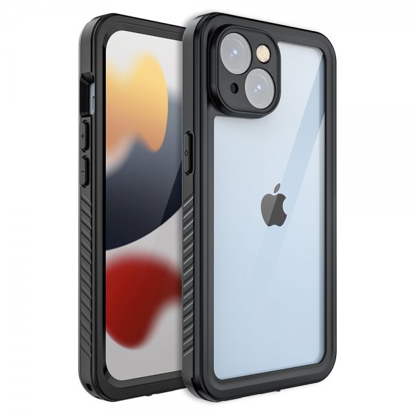 Redpepper iPhone 15 Kuori Vedenkestävä IP68 Musta