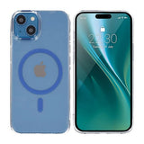iPhone 15 Suojakuori TPU MagSafe Sininen