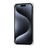 iPhone 15 Kuori Korttiteline Iskunkestävä Läpinäkyvä