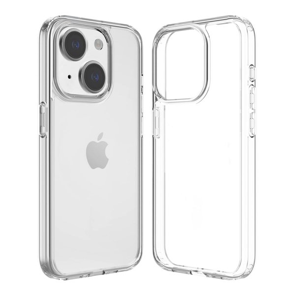 Rvelon iPhone 15 -kotelo iskunkestävä läpinäkyvä