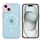 iPhone 13/iPhone 14/iPhone 15 -kuori, TPU, MagSafe, sininen