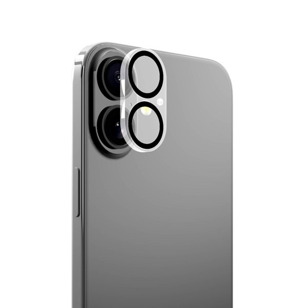 iPhone 16/iPhone 16 Plus Kameran suoja Karkaistu lasi