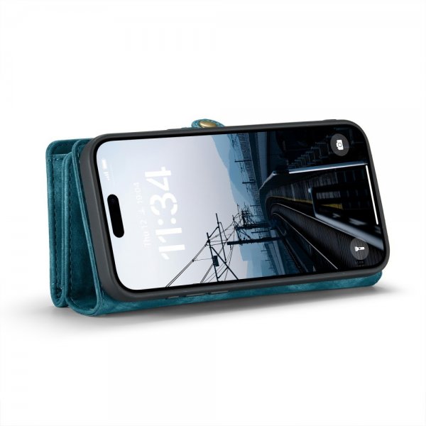 CaseMe iPhone 16 -suojakotelo 008-sarja, irrotettava kuori, sininen