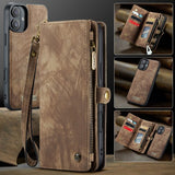 CaseMe iPhone 16 Suojakotelo 008 Series Irrotettava Kuori Ruskea