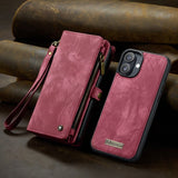 CaseMe iPhone 16 -suojakotelo, 008 Series, irrotettava kuori, punainen