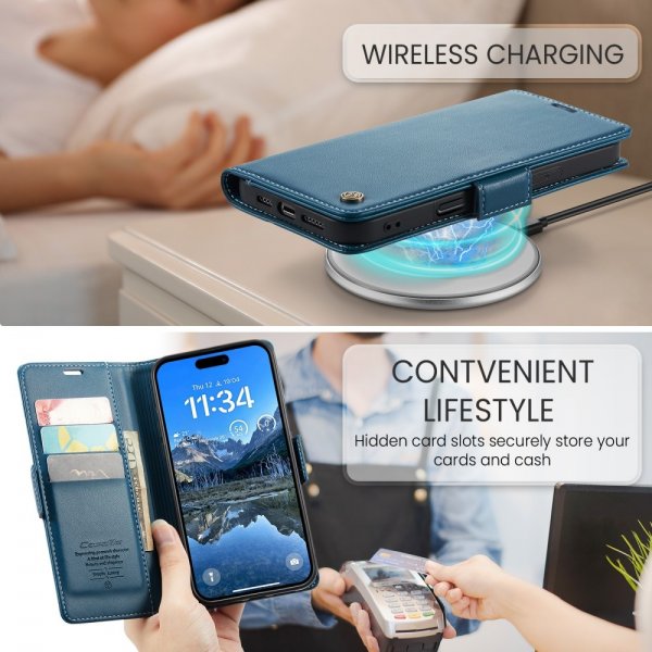 CaseMe iPhone 16 -kotelo 023 Series Sininen