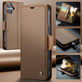 CaseMe iPhone 16 Kotelo 023 Series Ruskea
