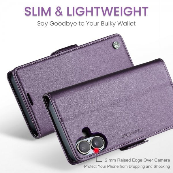 CaseMe iPhone 16 Suojakotelo 023-sarja Violetti