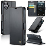 CaseMe iPhone 16 -suojakotelo 023 Series Musta