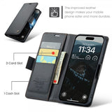 CaseMe iPhone 16 -suojakotelo 023 Series Musta