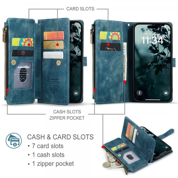 CaseMe iPhone 16 -suojakotelo C30 Series Sininen