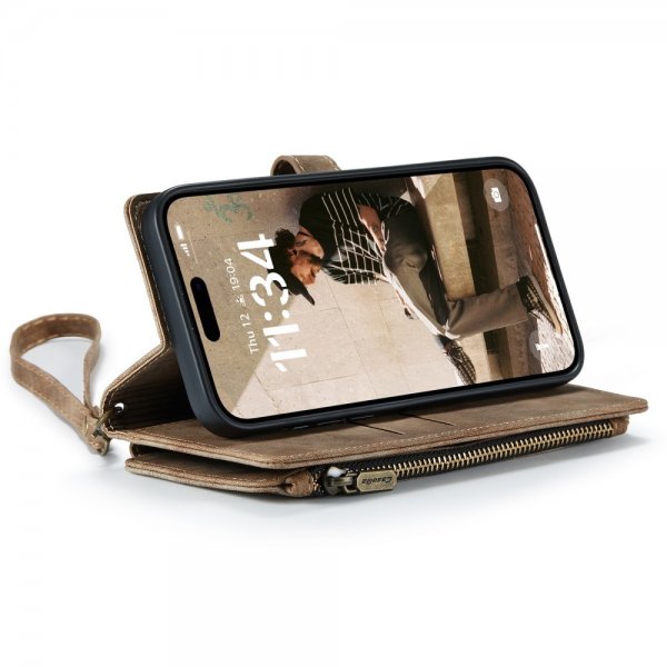 CaseMe iPhone 16 C30 Series Ruskea suojakotelo