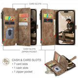 CaseMe iPhone 16 C30 Series Ruskea suojakotelo