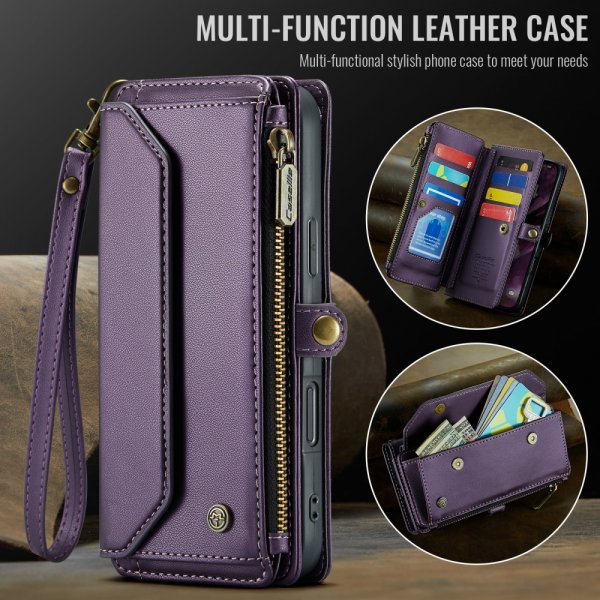 CaseMe iPhone 16 C36 Series violetti suojakotelo