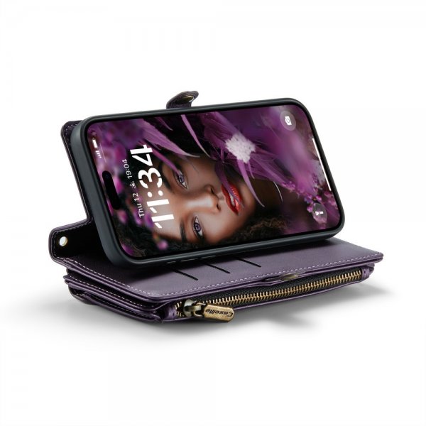 CaseMe iPhone 16 C36 Series violetti suojakotelo