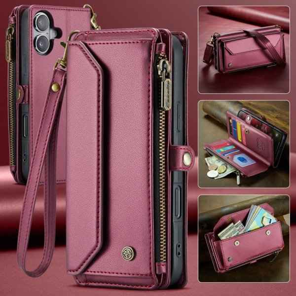 CaseMe iPhone 16 Suojakotelo C36 Series Punainen