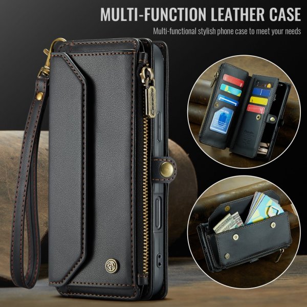 CaseMe iPhone 16 -suojakotelo C36 Series, musta