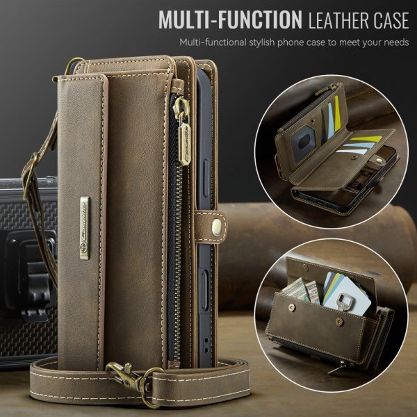 CaseMe iPhone 16 C39 Series Ruskea suojakotelo