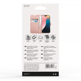 Vivanco iPhone 16 -suojakotelo Classic Wallet, ruusukulta