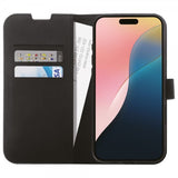 Vivanco iPhone 16 -suojakotelo, Classic Wallet, musta