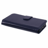 Nordic Covers iPhone 16 Kotelo Essential Leather Heron Blue