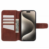 Nordic Covers iPhone 16 -suojakuori, Essential Leather, Maple Brown