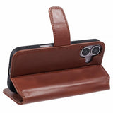 Nordic Covers iPhone 16 -suojakuori, Essential Leather, Maple Brown