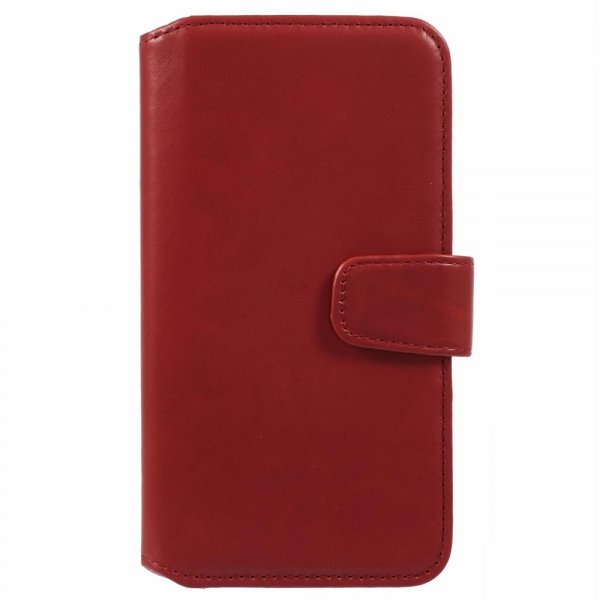 Nordic Covers iPhone 16 Kotelo Essential Leather Poppy Red