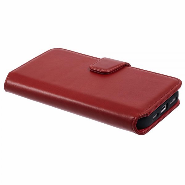 Nordic Covers iPhone 16 Kotelo Essential Leather Poppy Red
