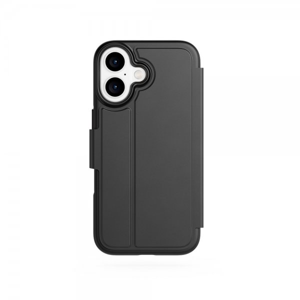 Tech21 iPhone 16 EvoLite Wallet -suojakotelo, musta