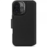 Decoded iPhone 16 Suojakotelo Nahkainen Irrotettava Lompakko Musta