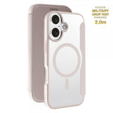 Vivanco iPhone 16 -suojakotelo Mag Wallet Greige