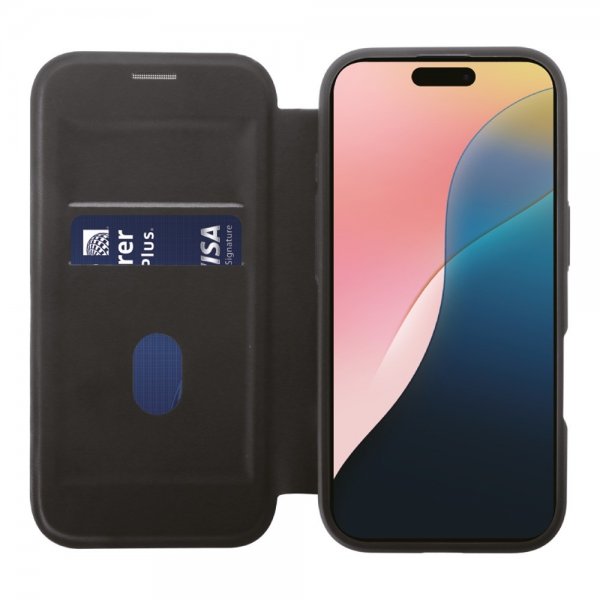 Vivanco iPhone 16 -kotelo Mag Wallet Musta